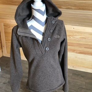The North Face fleece lined hoodie!!!